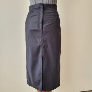 Aritzia Babaton Landry Double Slit Midi Pencil Skirt